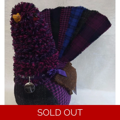 Harris Tweed Capercaillie Doorstop